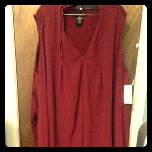 NWT red Catherine's tank